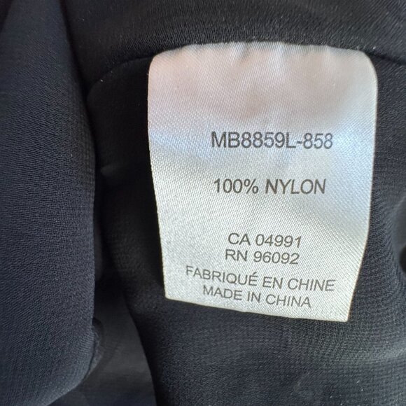 Dalia Velvet Burnout Tunic Top S Sheer Blk Floral Fairy Grunge Whimsigoth Witchy - Picture 5 of 8